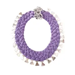 MARIA LA BIYUX - Collar Lila Triangular
