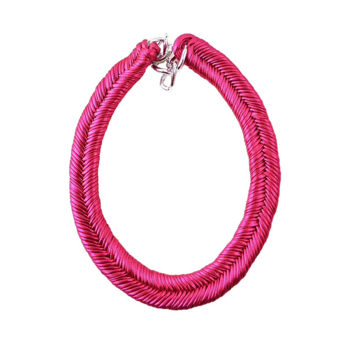 MARIA LA BIYUX - Collar Espiga Fucsia