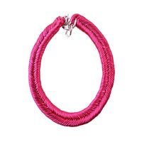 Collar Espiga Fucsia