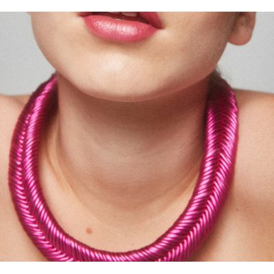 Imagen 2 del producto Collar Espiga Fucsia