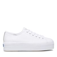 Zapatilla Blanca Mujer Triple Up Canvas