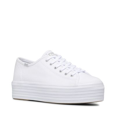 Imagen 2 del producto Zapatilla Blanca Mujer Triple Up Canvas