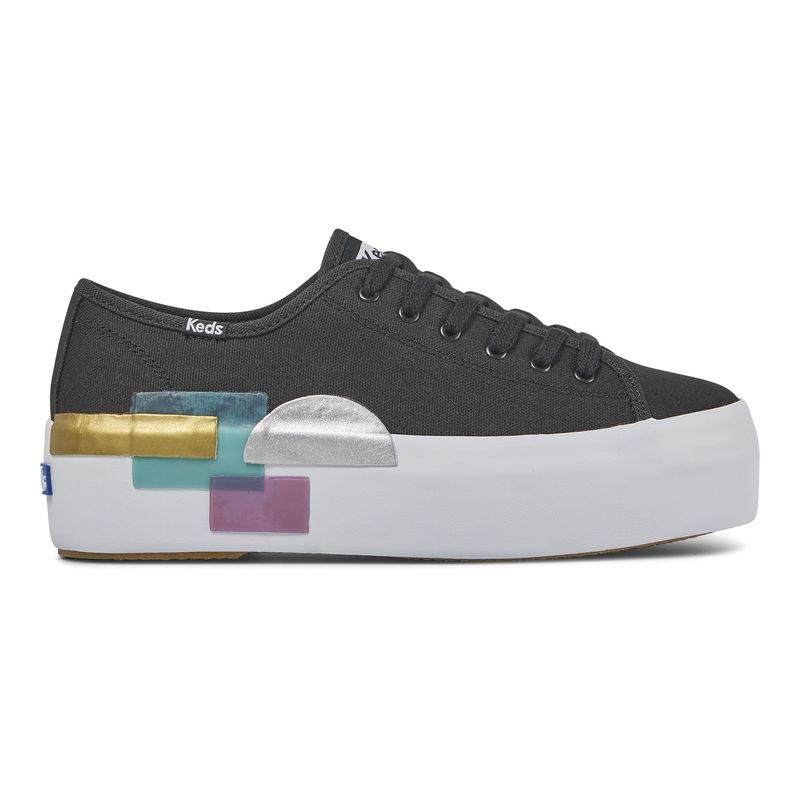 KEDS - Triple Up Blocked Negro KEDS