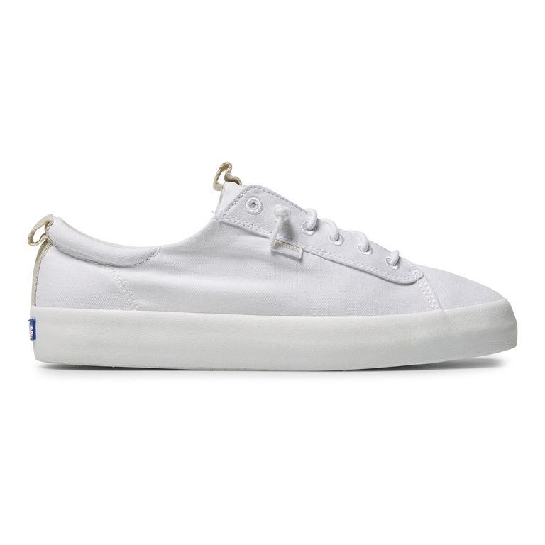 Zapatilla Blanca Mujer Kickback Canvas