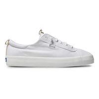 Zapatilla Blanca Mujer Kickback Canvas