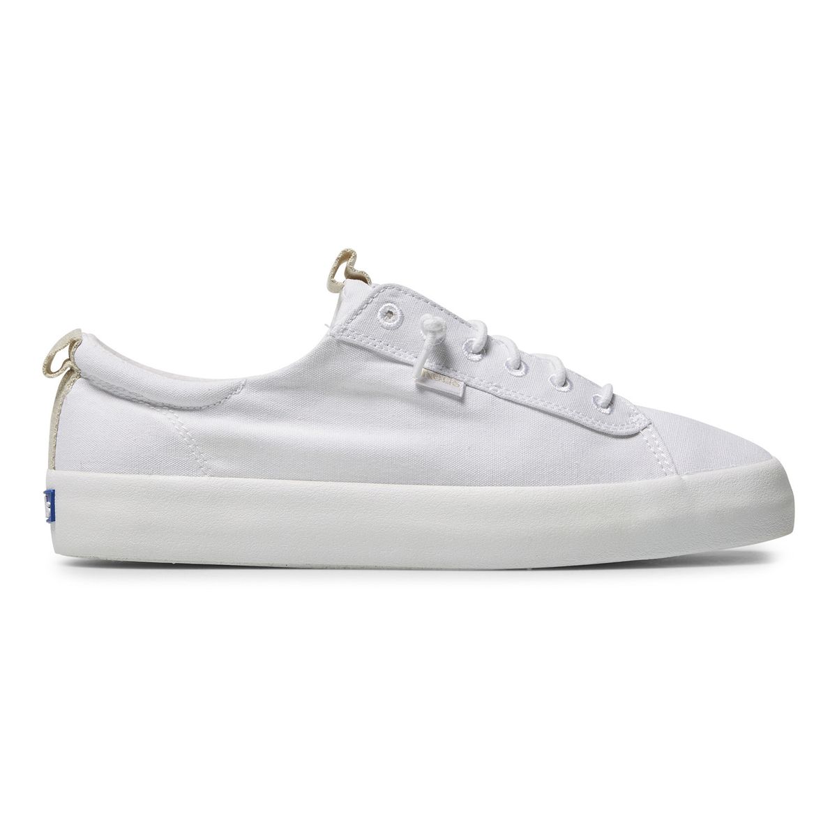 KEDS - Zapatilla Blanca Mujer Kickback Canvas KEDS
