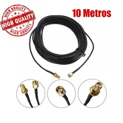 OEM - Cable Extensión 10mt Pigtail Rp Sma 10 Metros / Antena Wifi