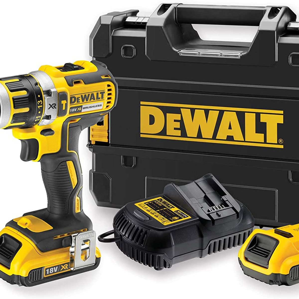 DEWALT - Taladro percutor Inal DeWALT Model DCD795D2 20 V s/carbon.