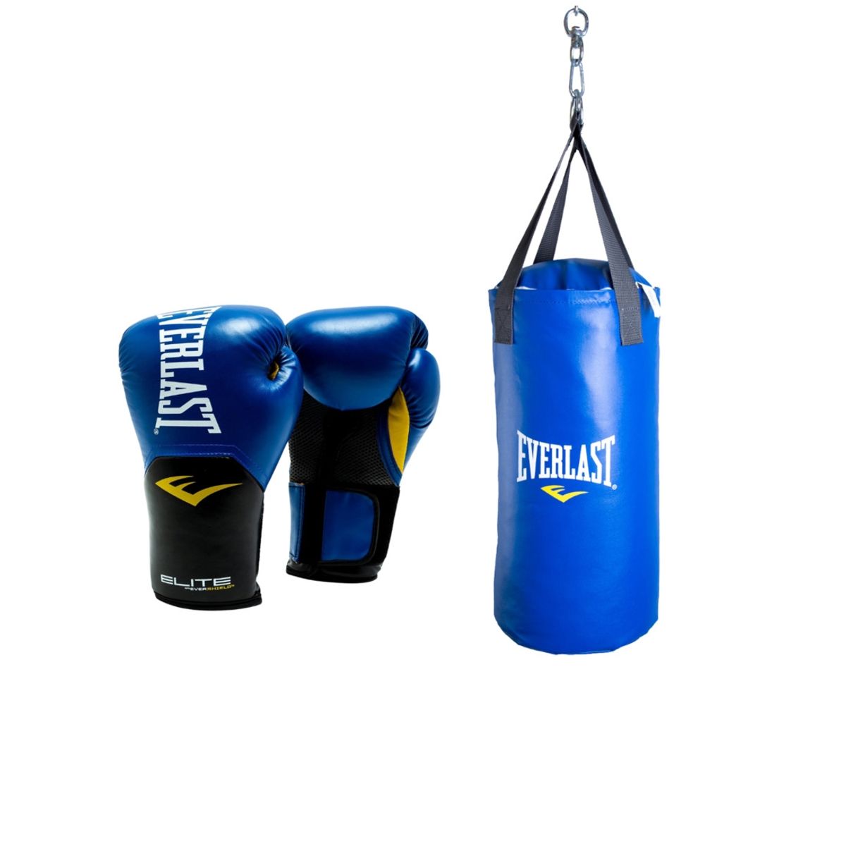 EVERLAST - Kit de Boxeo Junior Elite Trn Azul 8oz Everlast EVERLAST