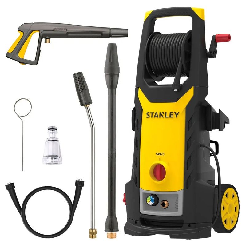 STANLEY JR - Hidrolavadora STANLEY SW25-CH 2800w + 7 accesorios