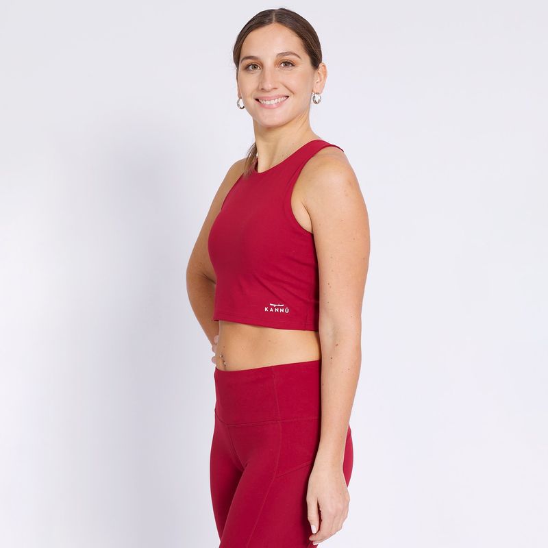 KANNU - Peto Femenino Outdoor Burdeo KANNU