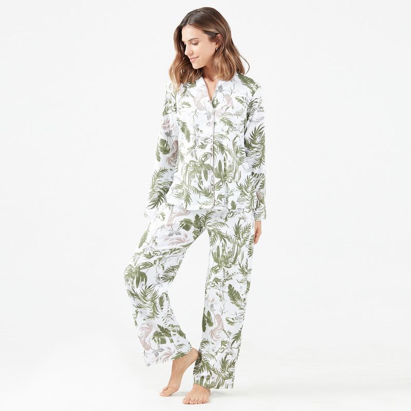 BARBIZON - Pijama de Mujer Spa Blanco