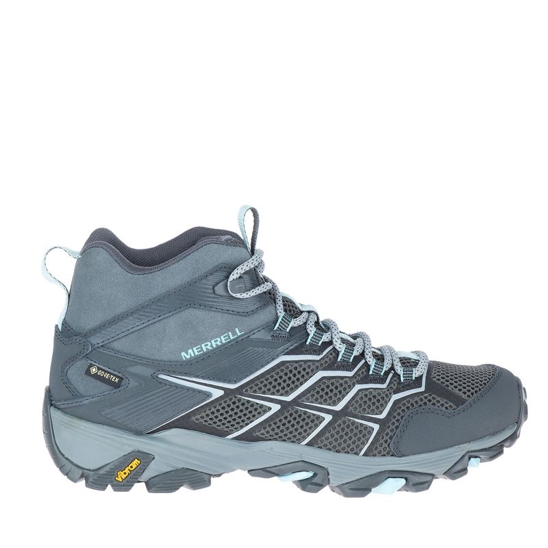 MERRELL - Botín Mujer Moab Fst 2 Mid Gtx Azul MERRELL