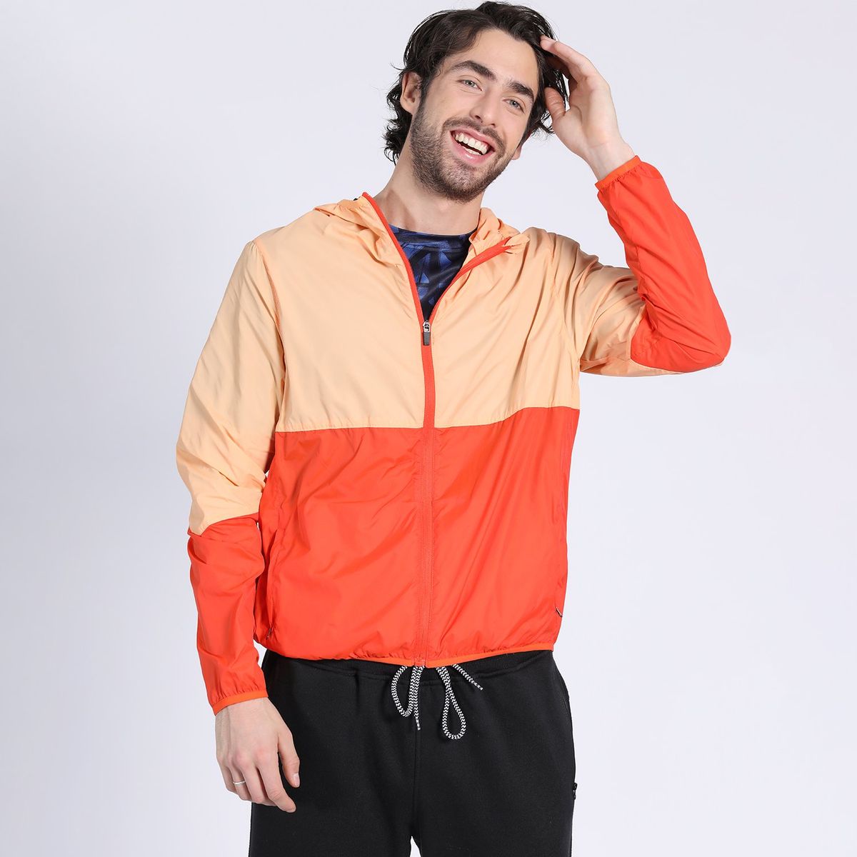 KOTTING - Cortaviento Bicolor Naranja KOTTING