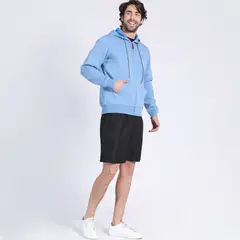 KOTTING - Polerón Full Zipper Celeste