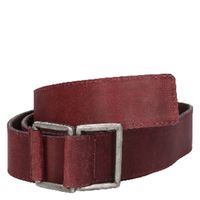 Cinturón Cuero Mujer Burdeo