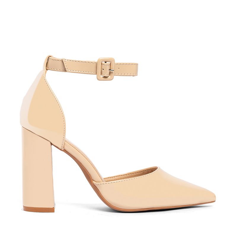WEIDE - Zapato Taco Alto Beige Fiesta Mujer Weide GH62