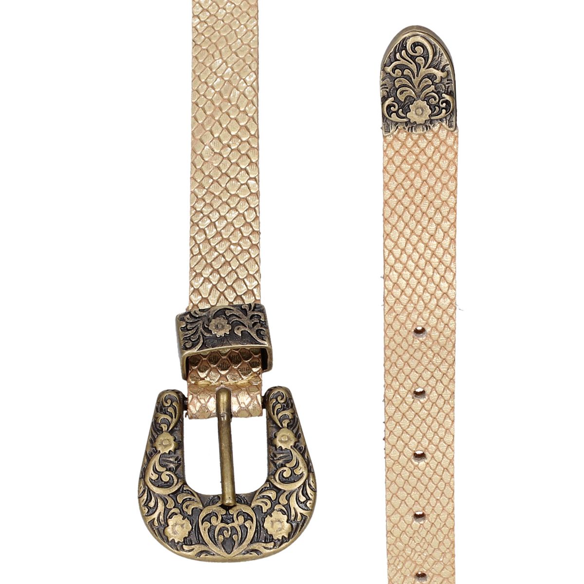 ZAPPA - CINTURON CUERO MUJER WESTERN CAFÉ ZAPPA ZAPPA