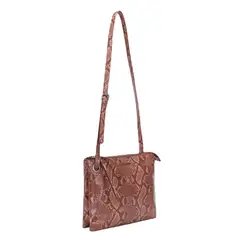 POLLINI - Cartera Bandolera Animal Print
