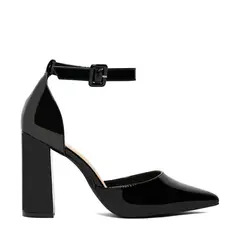 WEIDE - Zapato Taco Alto Negro Fiesta Mujer GH62