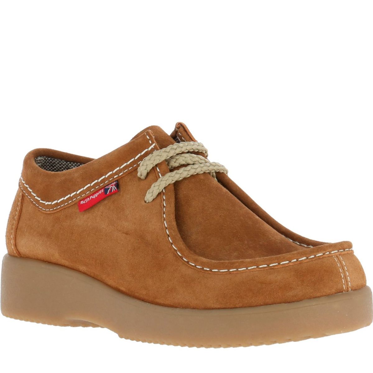 HUSH PUPPIES - Zapato Cuero Niño Navajo Marrón HUSH PUPPIES