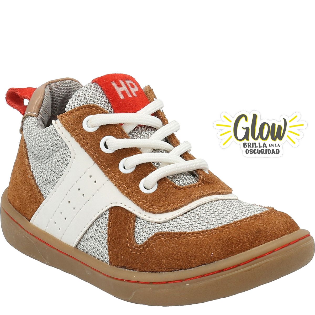 HUSH PUPPIES - Zapatilla Niño Rex Marrón [19 - 25] HUSH PUPPIES