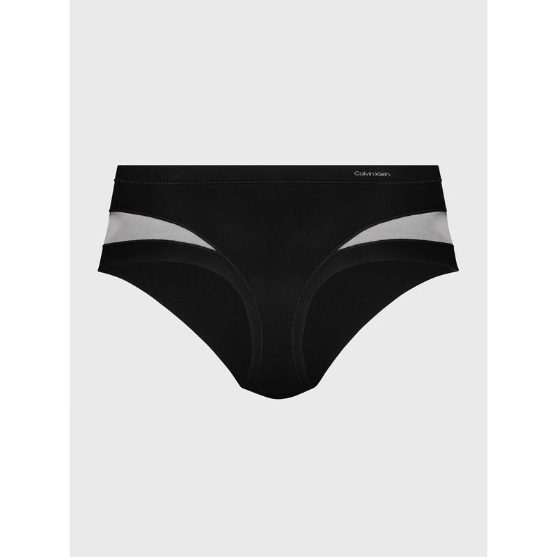 CALVIN KLEIN - Calzón Tiro Alto Effortless Negro Calvin Klein