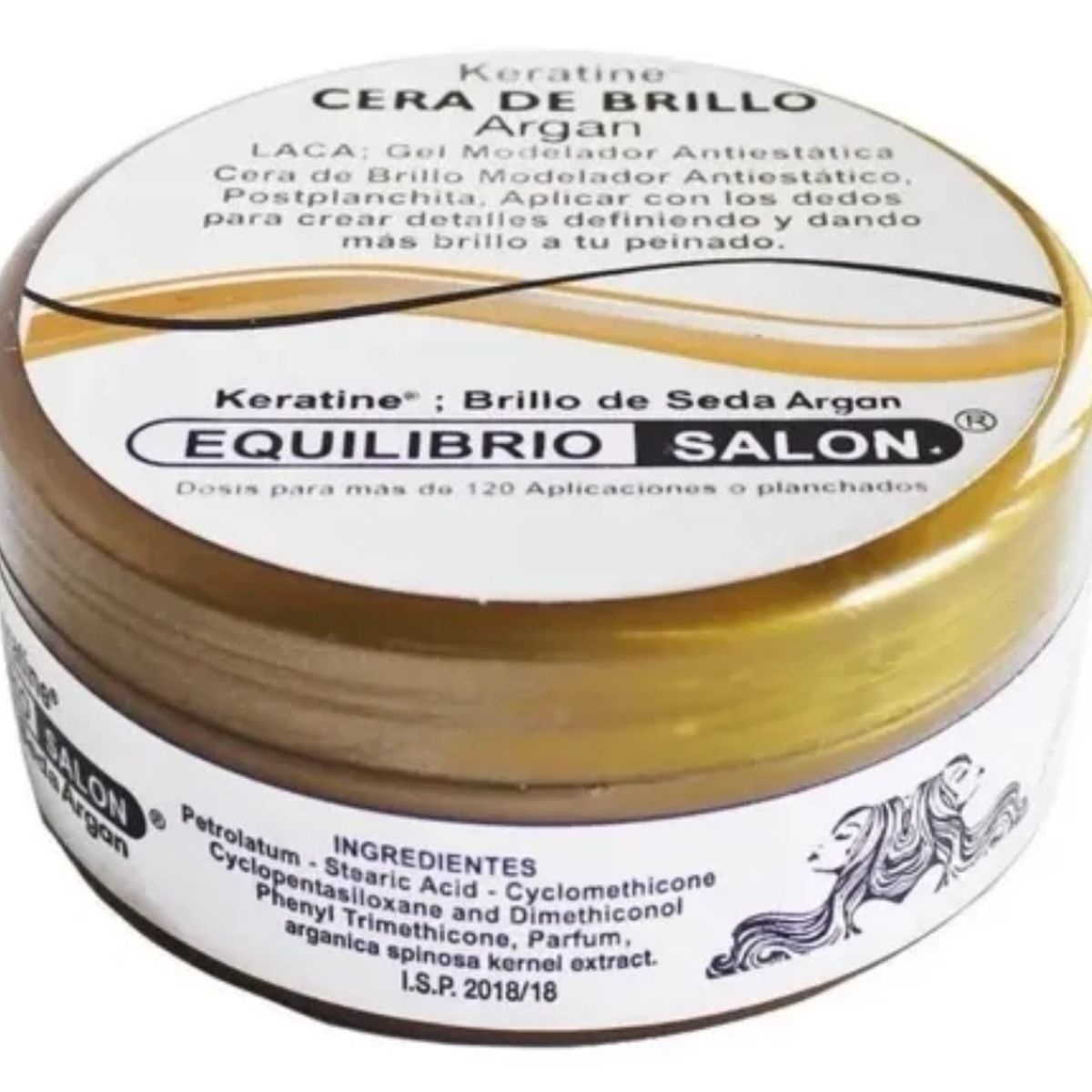  - Cera De Brillo Argán Lacagel Moldeador Antiestática