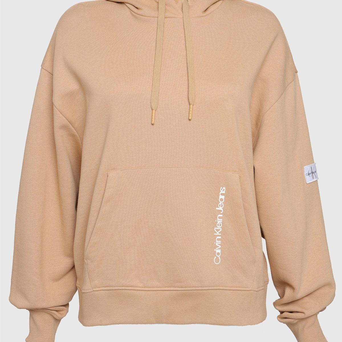 CALVIN KLEIN - Polerón Back Faded Beige Calvin Klein