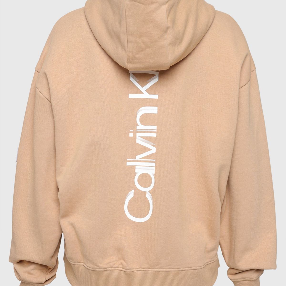 CALVIN KLEIN - Polerón Back Faded Beige Calvin Klein