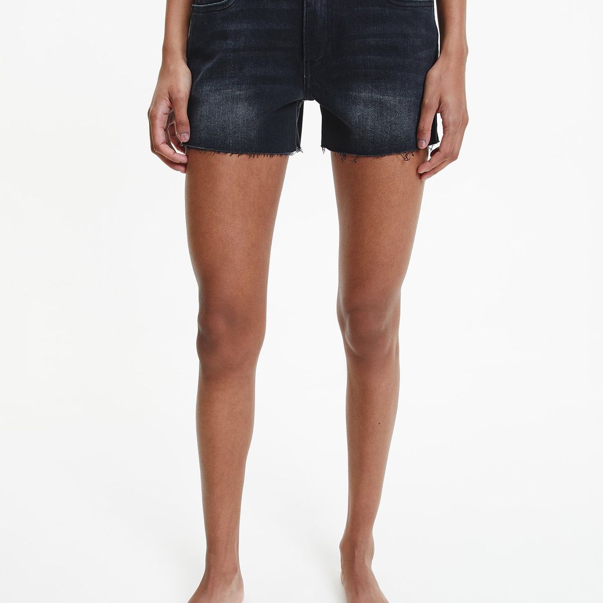 CALVIN KLEIN - Short Mid Rise Negro Calvin Klein