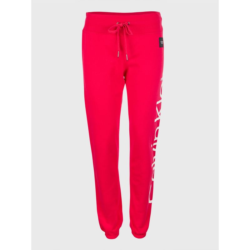 CALVIN KLEIN - Jogger Elastic Cuff Rojo Calvin Klein