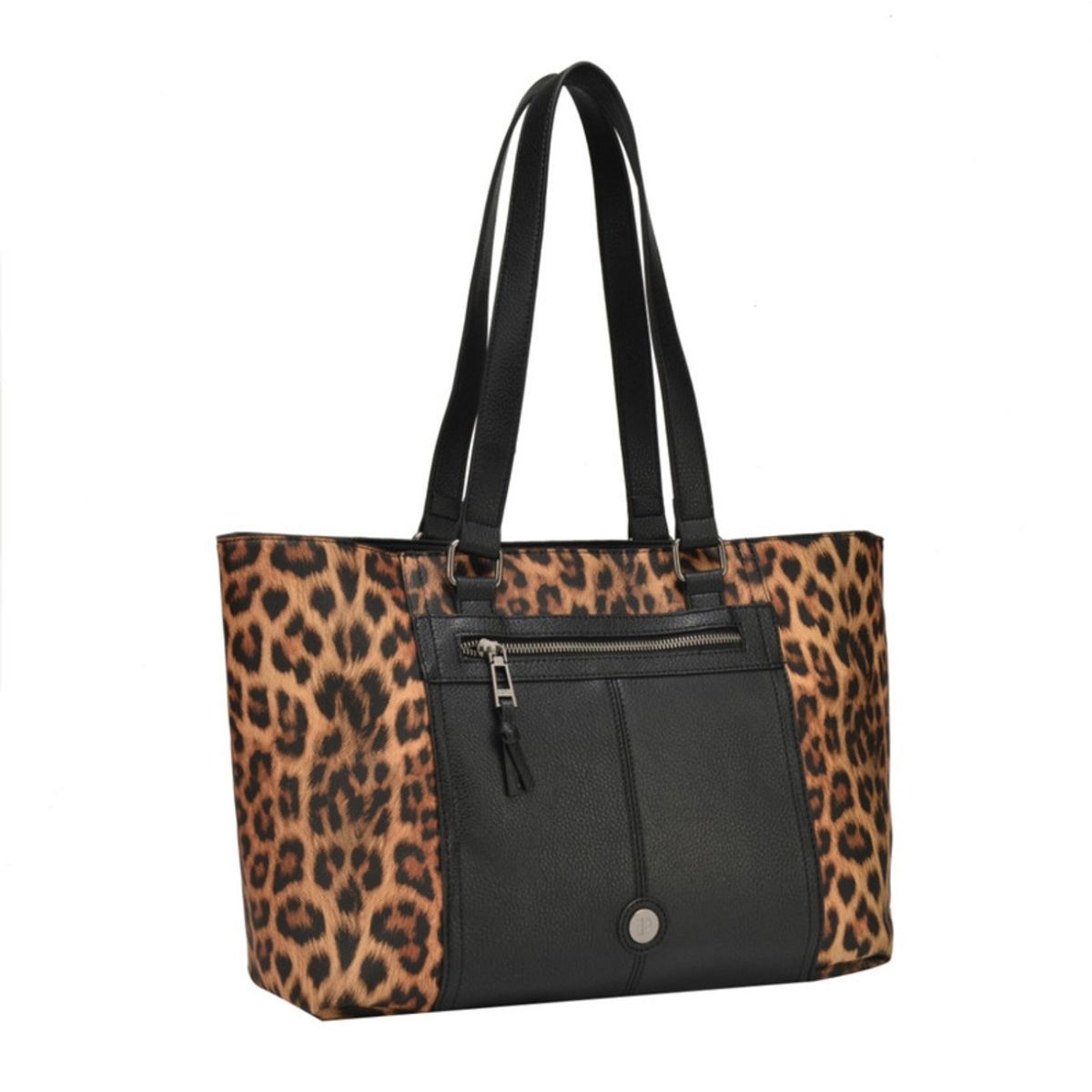 POLLINI - Cartera Tote Animal Print Pollini