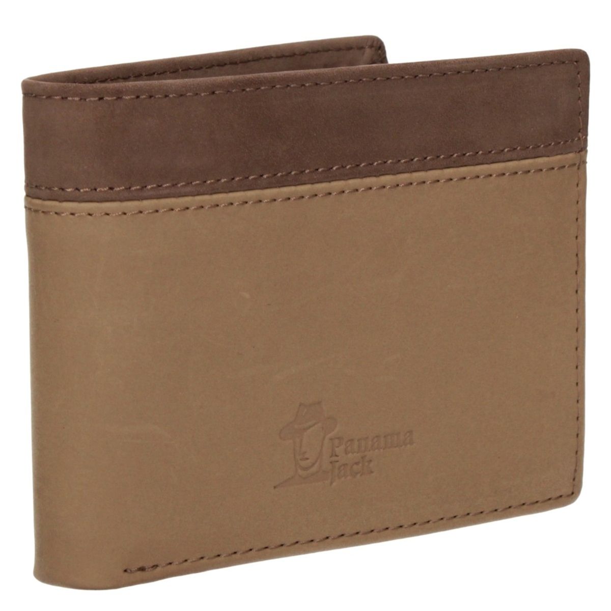 PANAMA JACK - Billetera Tarjetero Hombre K002 Brown Panama Jack