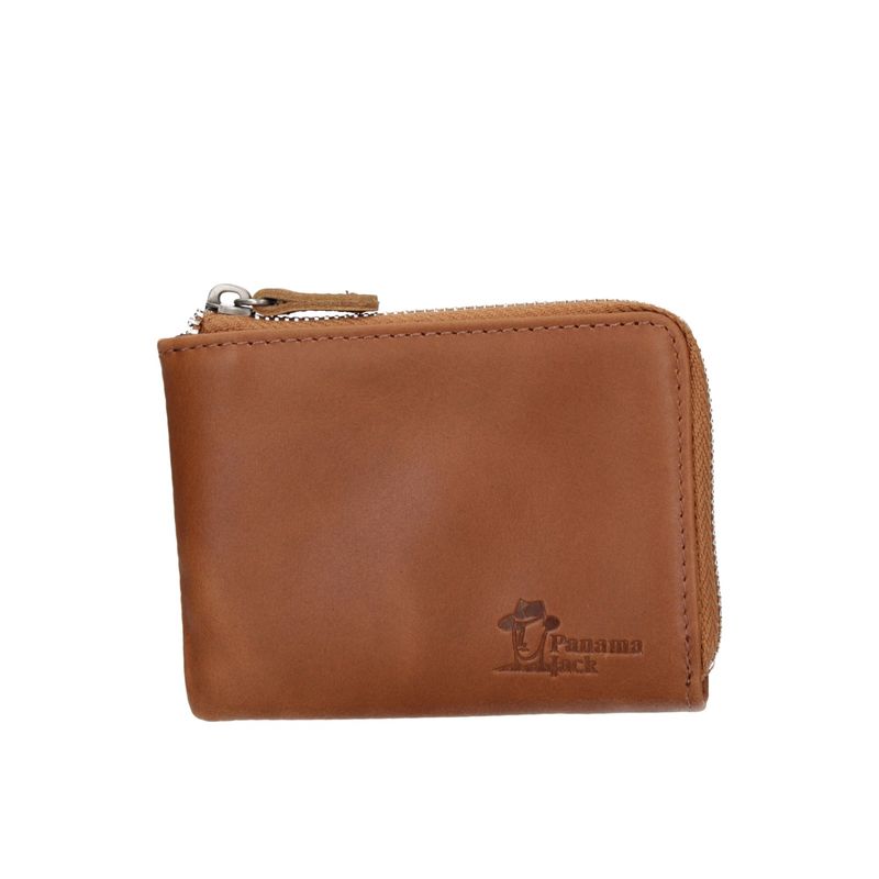 PANAMA JACK - Monedero Cuero Hombre K007 Camel Panama Jack