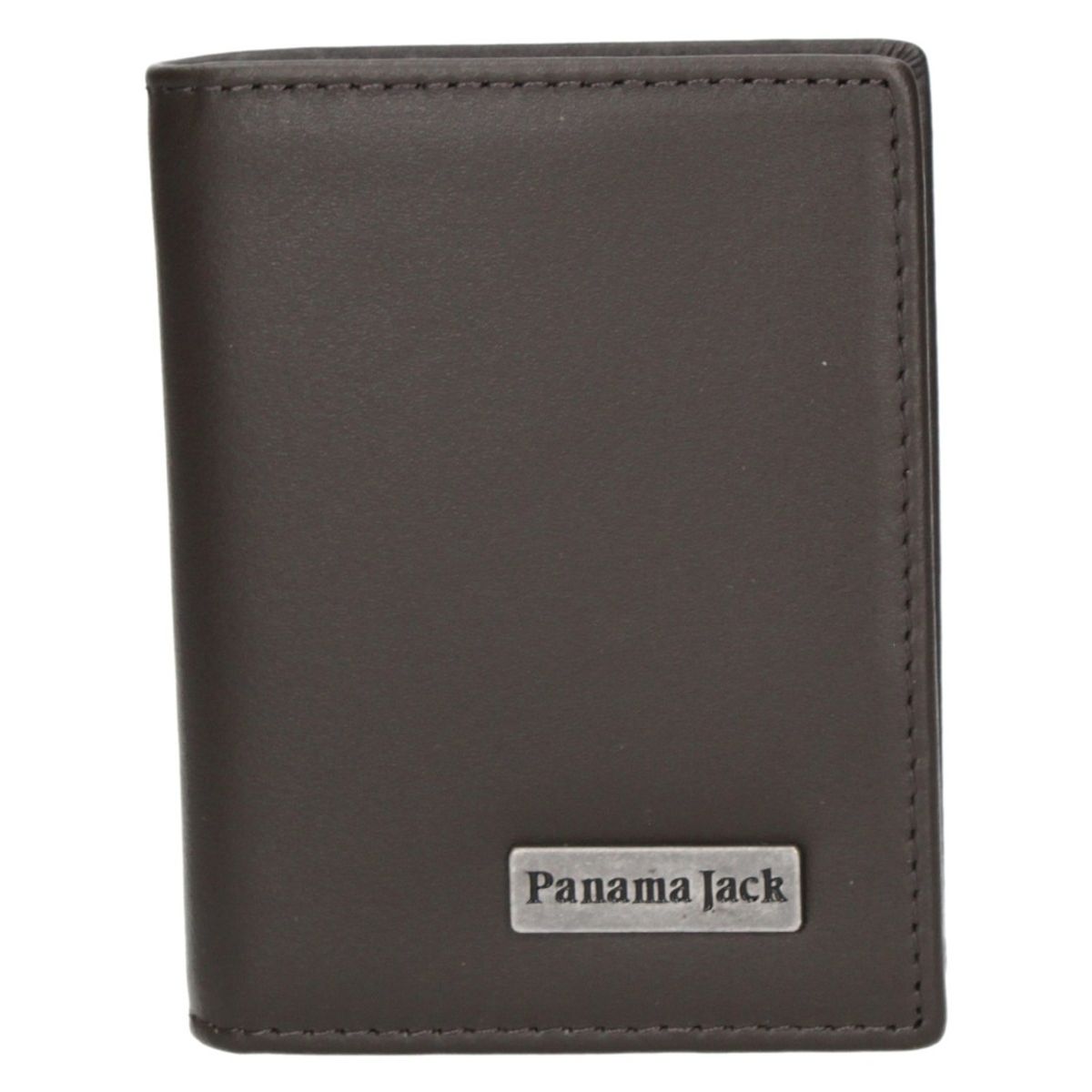 PANAMA JACK - Billetera tarjetero cuero hombre k009 chocolate Panama Jack
