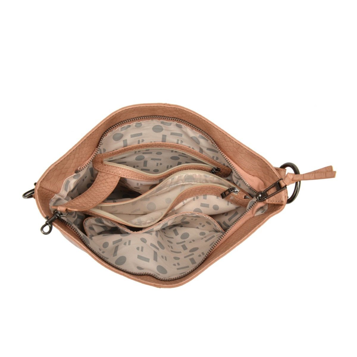 POLLINI - Cartera Tote Genova II Nude Pollini