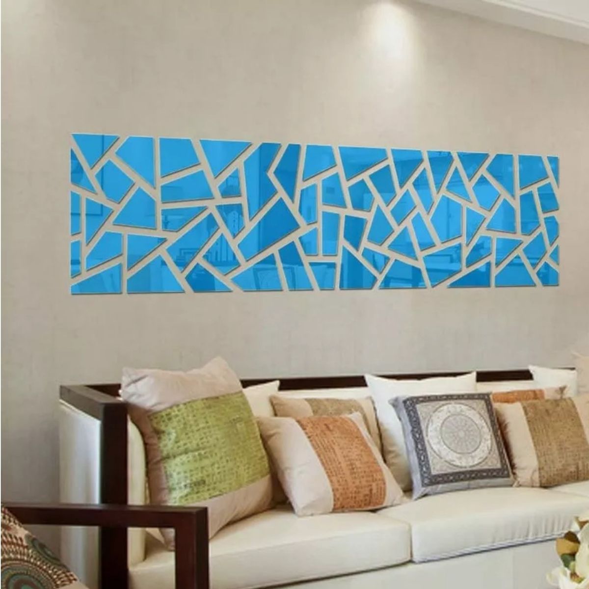 GENERICO - Espejo Vinilo De Pared Adhesivo Jm280 Decorativo Acrílico