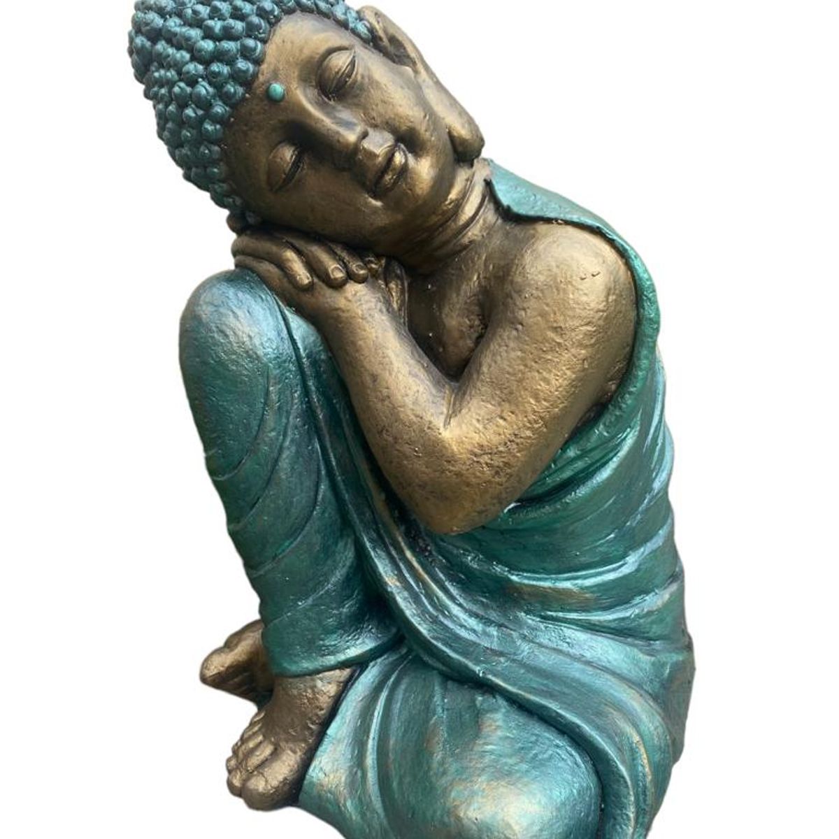 SAT NAM INSPIRES - Figura buda durmiente green Line