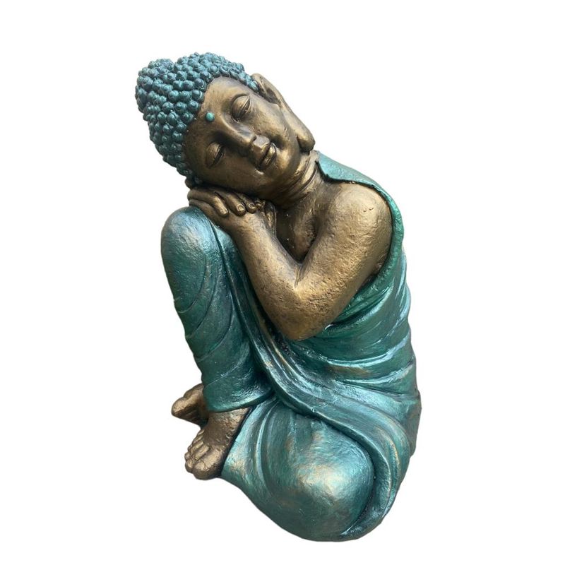 SAT NAM INSPIRES - Figura buda durmiente green Line.