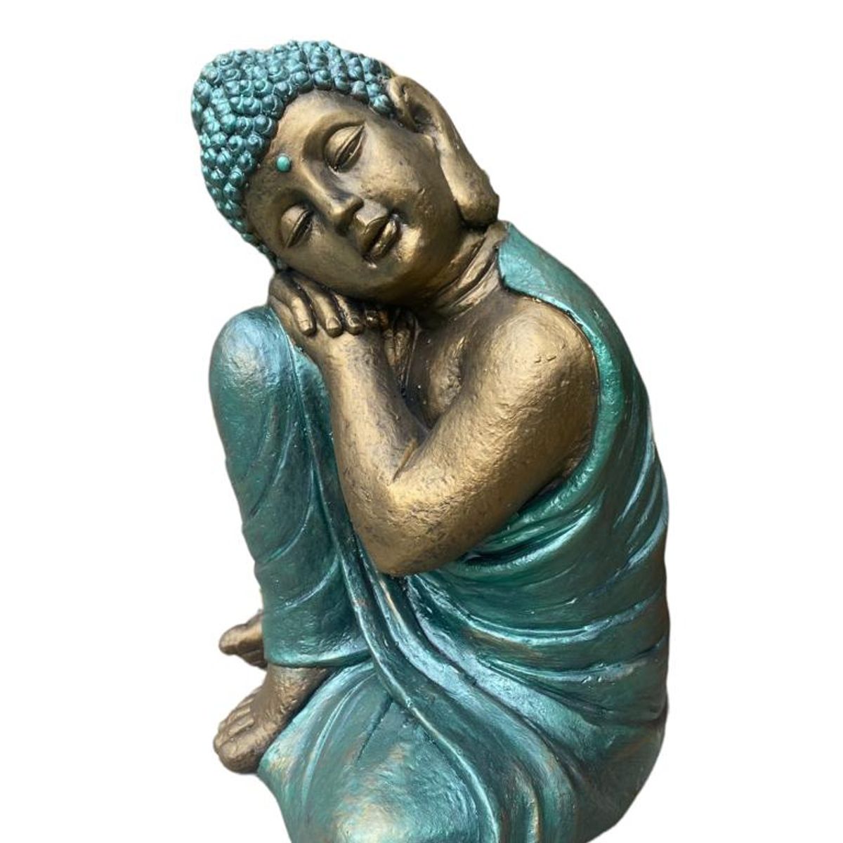 SAT NAM INSPIRES - Figura buda durmiente green Line