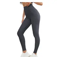 AGW - Pack 3 Calzas Texturizada Leggins Spandex Deportiva.