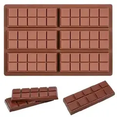 GENERICO - Moldes De Chocolate Moldes Barra De Chocolate Silicona 6066