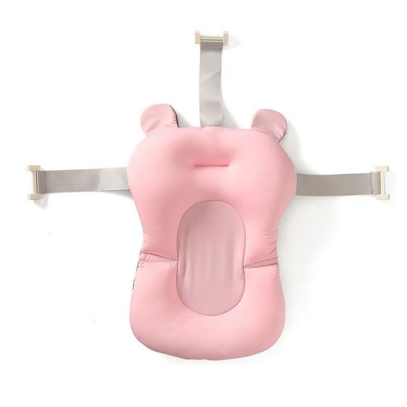 GENERICO - Hamaca para bañera Acolchada Rosada Para Bebés