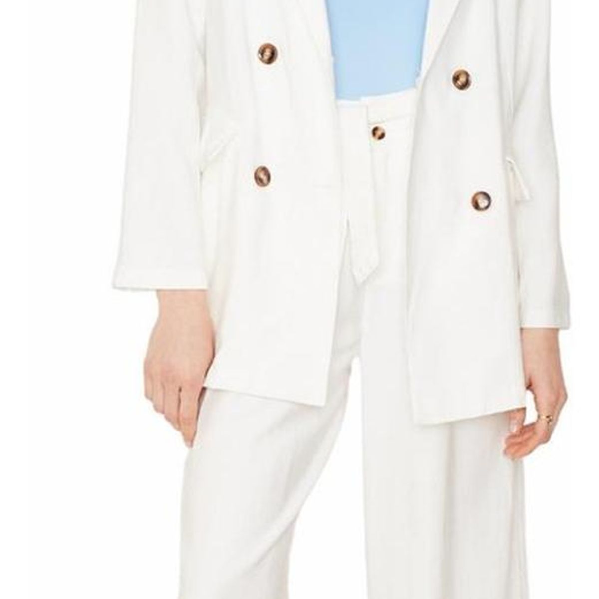 JACINTA TIENDA - Pantalón Laura blanco Jacinta Tienda.-----