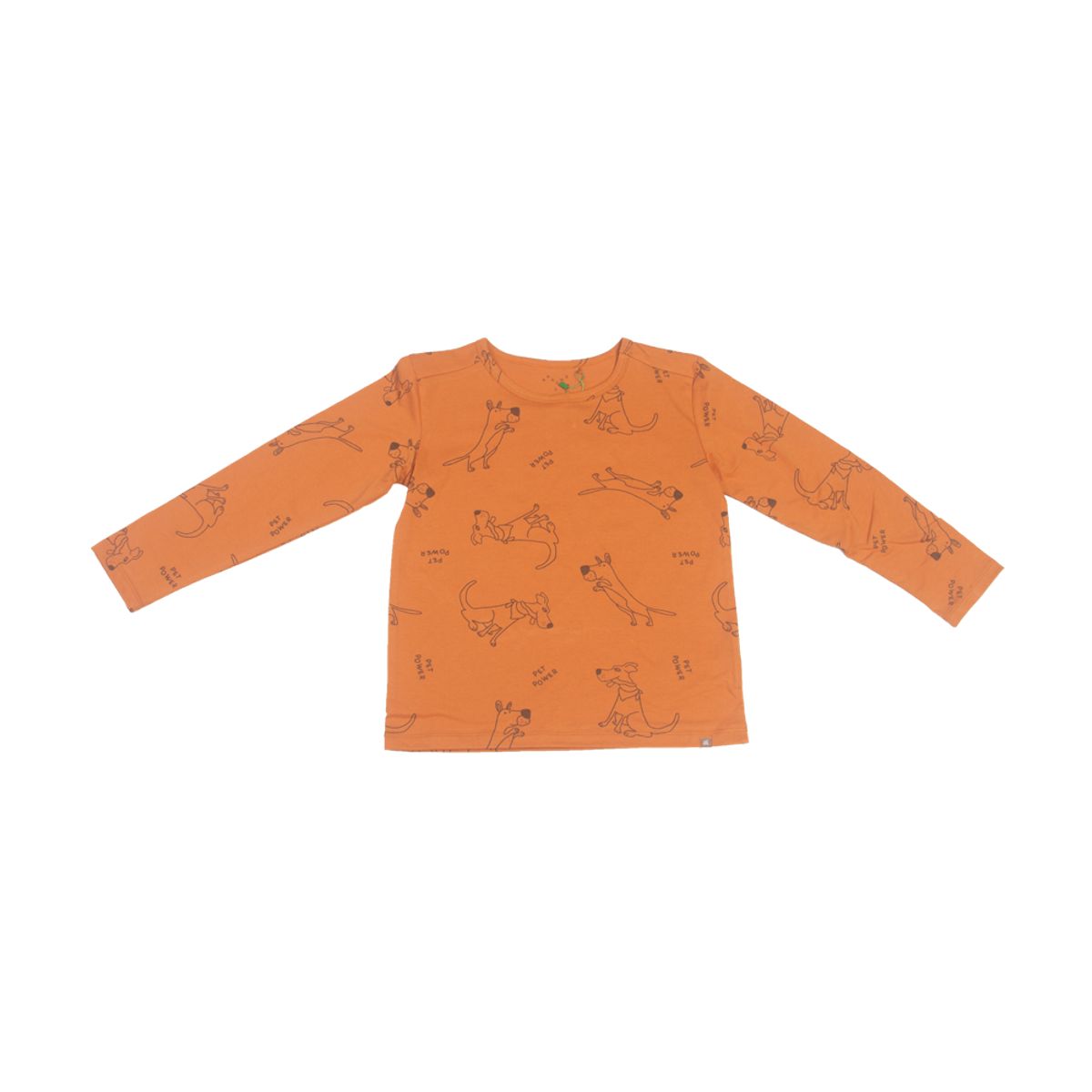 PILLIN - Polera Manga Larga Niño Café Pillin PILLIN