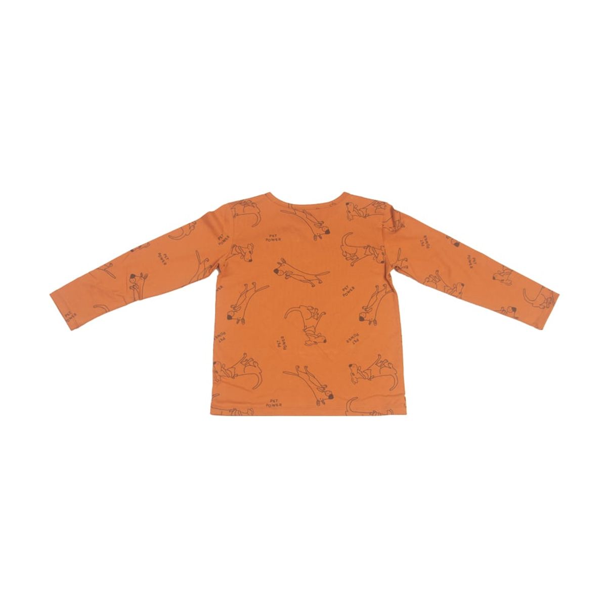 PILLIN - Polera Manga Larga Niño Café Pillin PILLIN