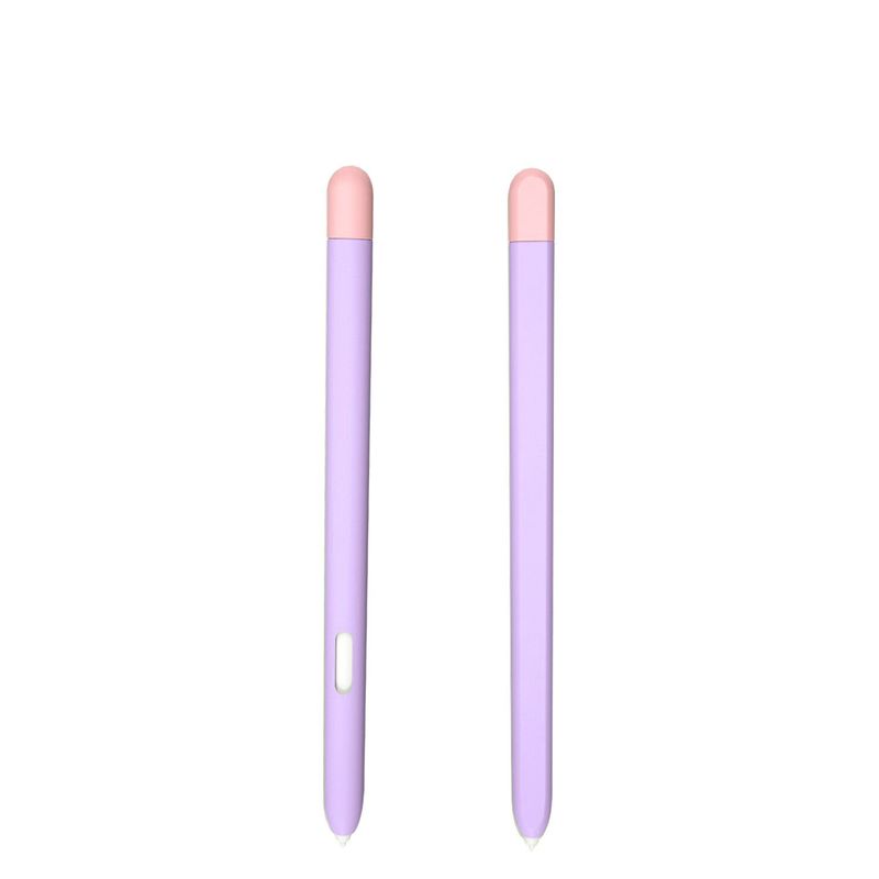 GENERICO - Protector Silicona Para Lápiz S-pen Tab S7 S7 FE S8 S9 Lila