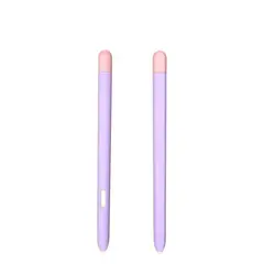 GENERICO - Protector Silicona Para Lápiz S-pen Tab S7 S7 FE S8 S9 Lila