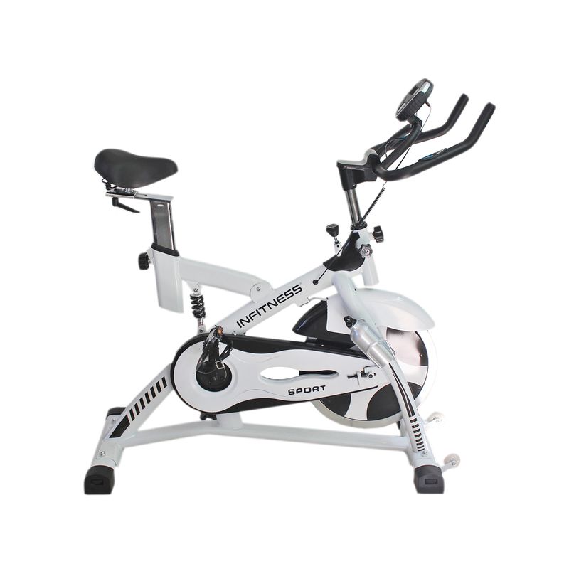 INFITNESS - Bicicleta Estatica Spinning Con Disco 15 Kg Infitness